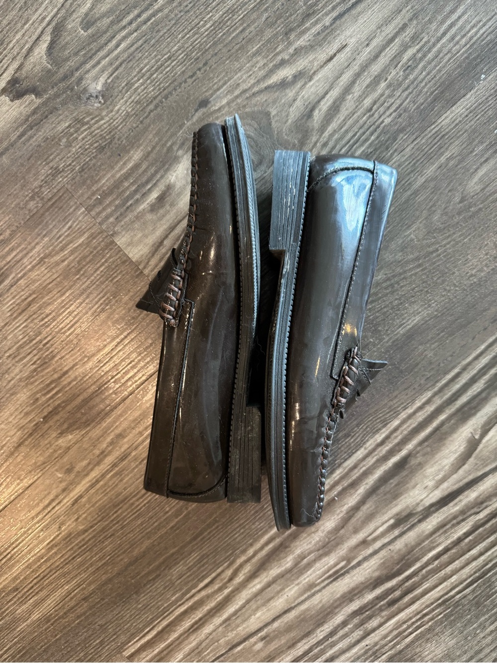 G.H. Bass & Co. Dark Brown Leather Penny Loafers - Picture 3 of 3